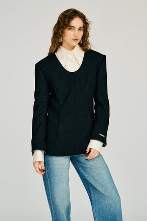 プランク プロジェクト/PRANK PROJECTの【予約販売】Uネックウエストシェイプトップス / U-Neck Waist-Shaped Top(110400/110403)