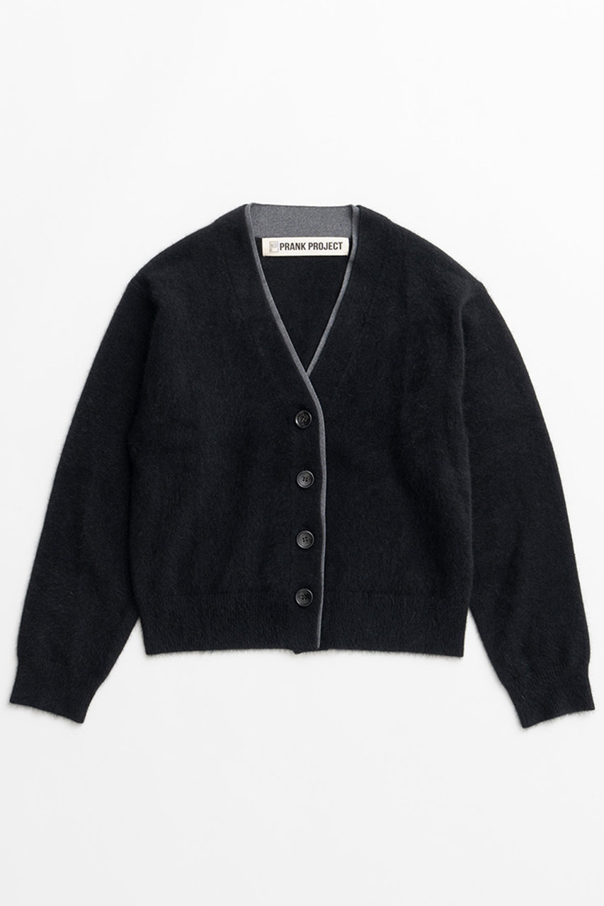 FOXブレンドダブルネックカーディガン / Fox Blend Double Neck Cardigan