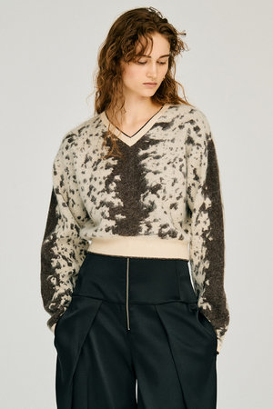 プランク プロジェクト/PRANK PROJECTの【予約販売】モヘアCOWニット / Mohair Cow Knit(110300/110301)