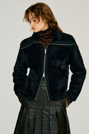 プランク プロジェクト/PRANK PROJECTの【予約販売】フェイクファージップアップトップ / Fake Fur Zip-Up Top(110300/110301)