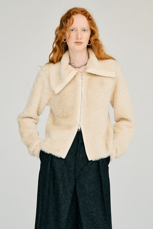プランク プロジェクト/PRANK PROJECTの【予約販売】フェイクファージップアップトップ / Fake Fur Zip-Up Top(110300/110301)