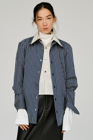 プランク プロジェクト/PRANK PROJECTの【予約販売】レイヤードフロントシャツ / Layered Front Shirt(110400/110403)