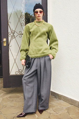 プランク プロジェクト/PRANK PROJECTの【予約販売】ウエストシェイプシャギートップス / Waist-Shaped Shaggy Top(110100/110103)