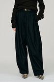 ベルテッドコクーンフラノパンツ / Belted Cocoon Flannel Pants