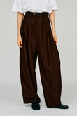 ベルテッドコクーンフラノパンツ / Belted Cocoon Flannel Pants