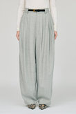 ベルテッドコクーンフラノパンツ / Belted Cocoon Flannel Pants