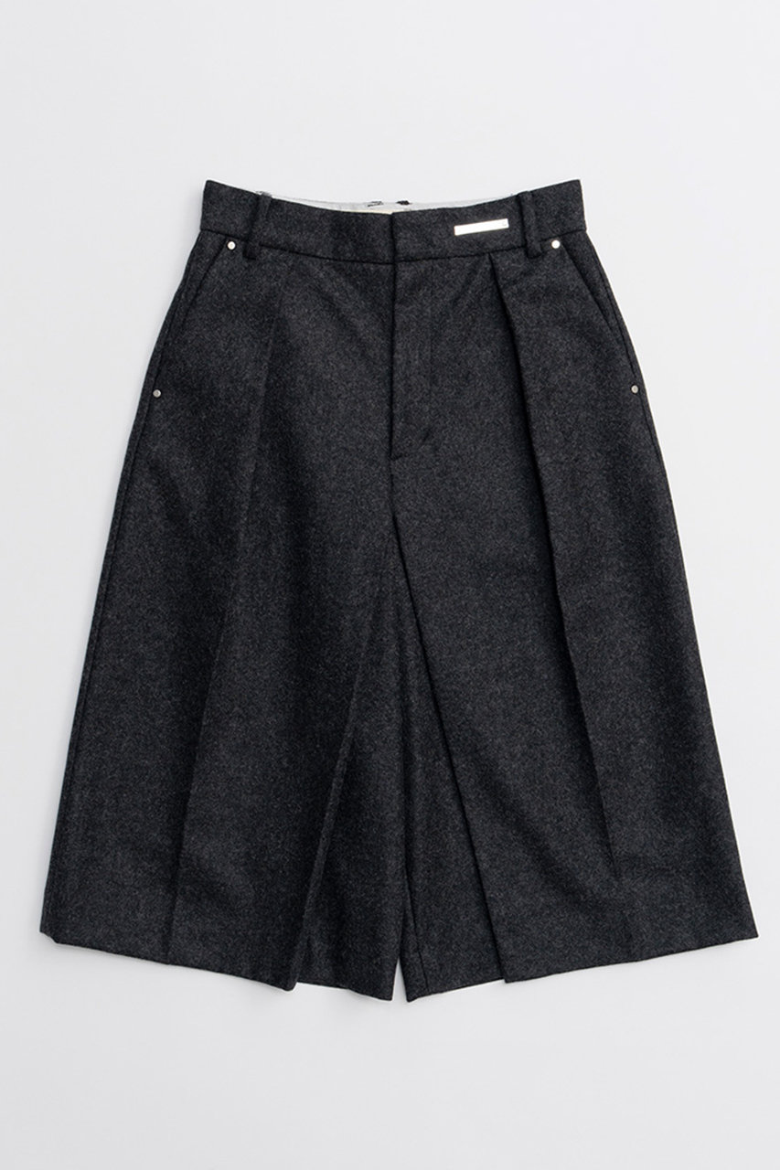 PRANK PROJECT インバーテッドハーフパンツ / Inverted Half Pants (C.GRY(チャコールグレー), 38) プランク プロジェクト ELLE SHOP