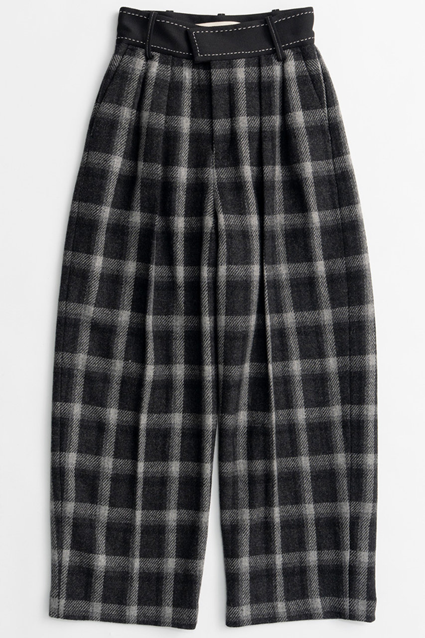 PRANK PROJECT ハンドライクステッチタックパンツ / Hand-Like Stitch Tuck Pants (MLT(マルチカラー), 36) プランク プロジェクト ELLE SHOP