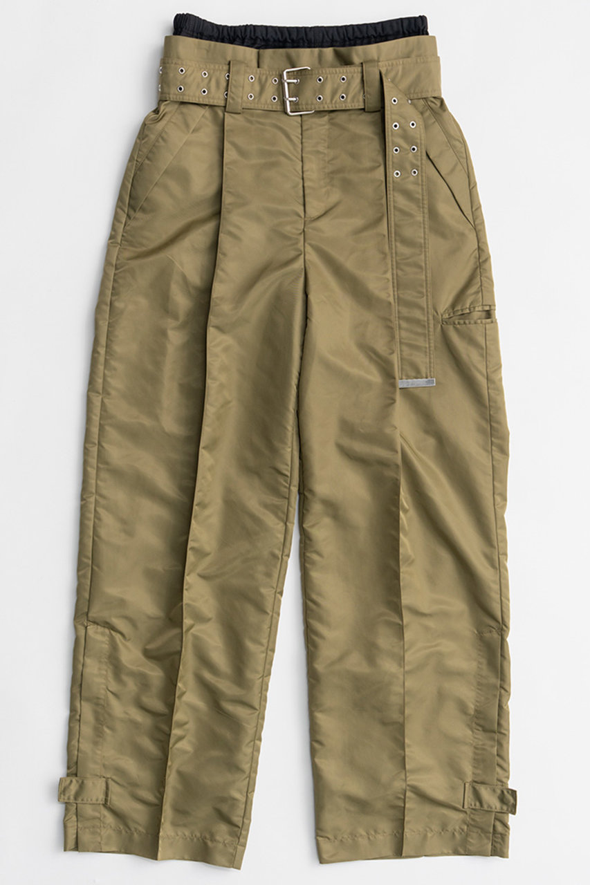アイレットベルトパンツ / Eyelet Belt Pants