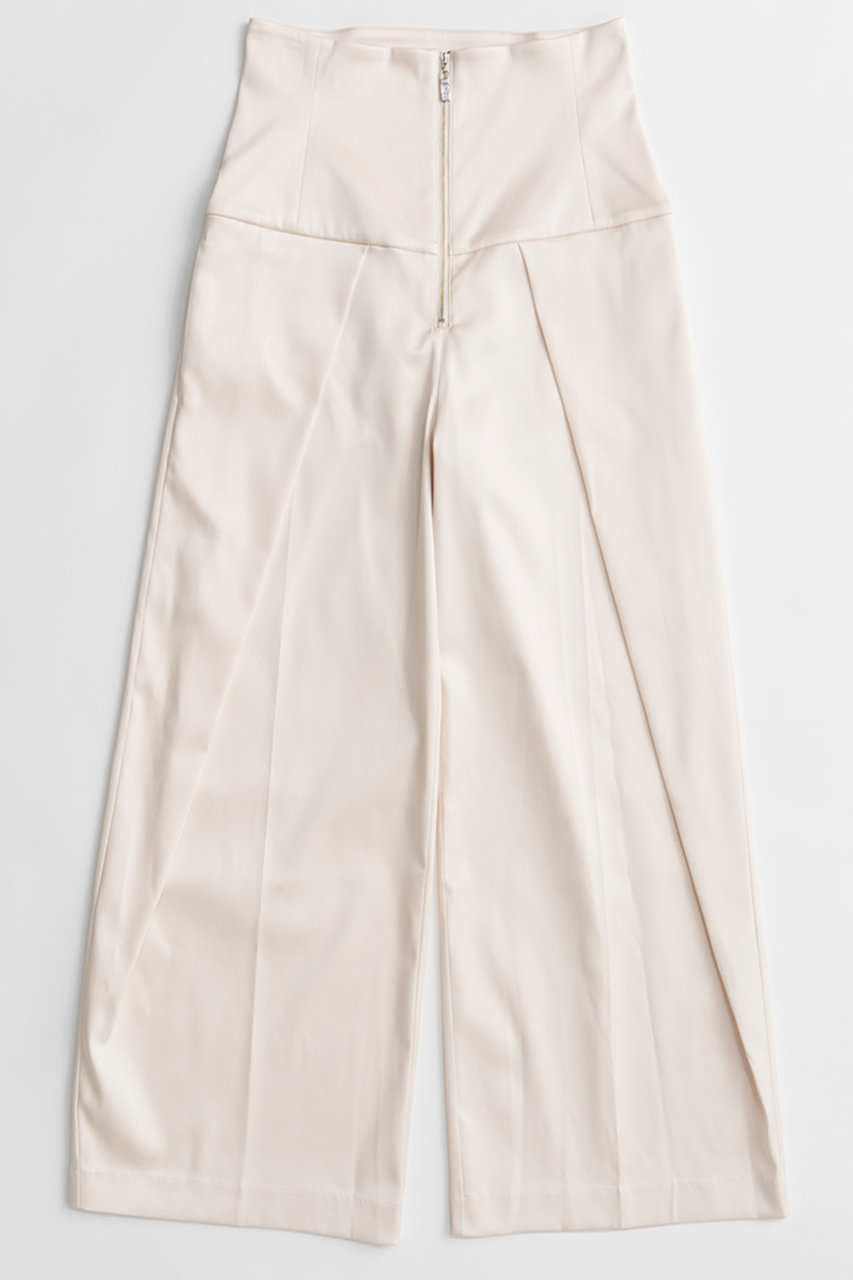 サテンハイウエストパンツ / Satin High-Waist Pants