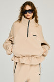 フリースペプラムトップ / Fleece Peplum Top