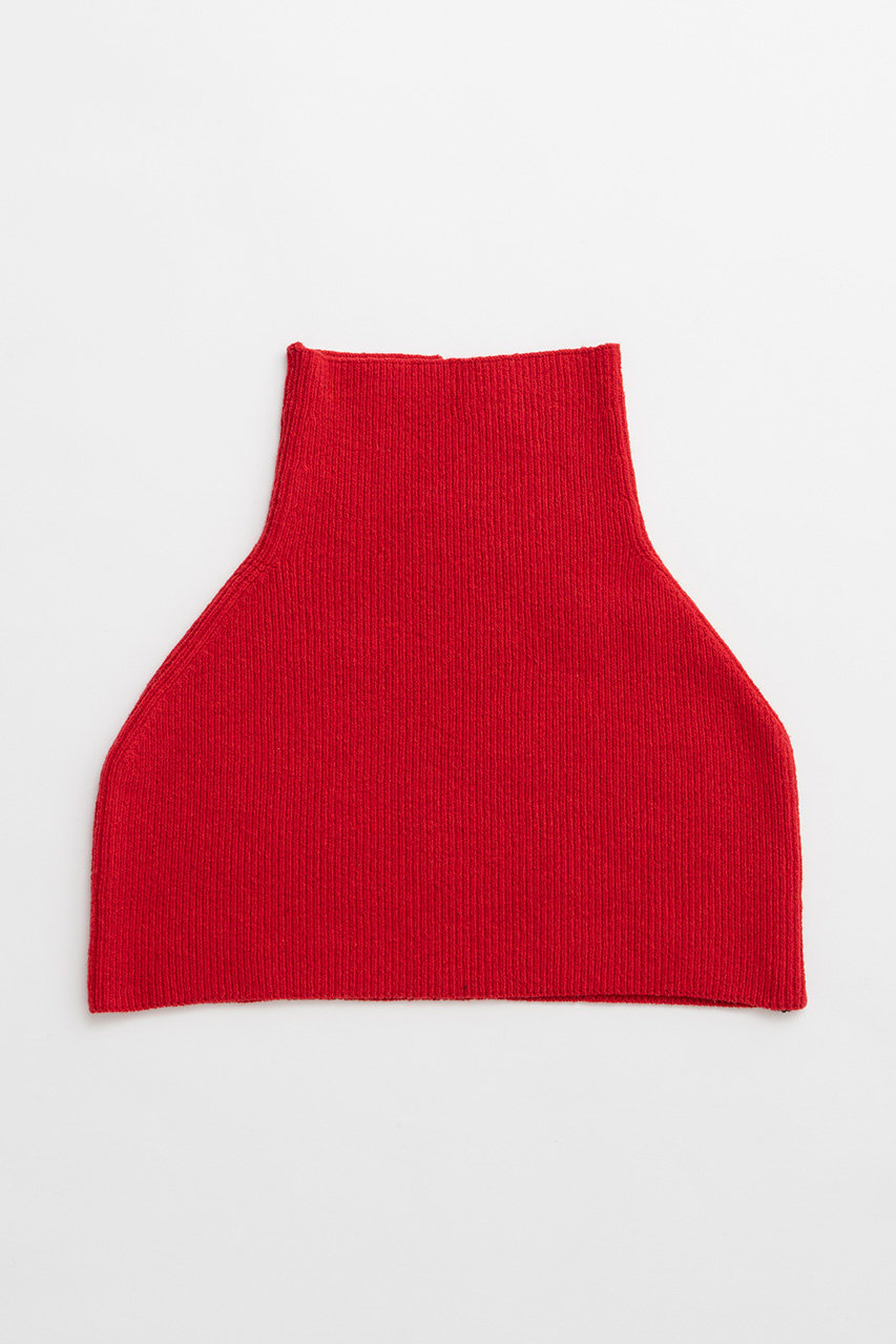 PRANK PROJECT ハイネックケープニット / High-Neck Cape Knit (RED(レッド), FREE) プランク プロジェクト ELLE SHOP