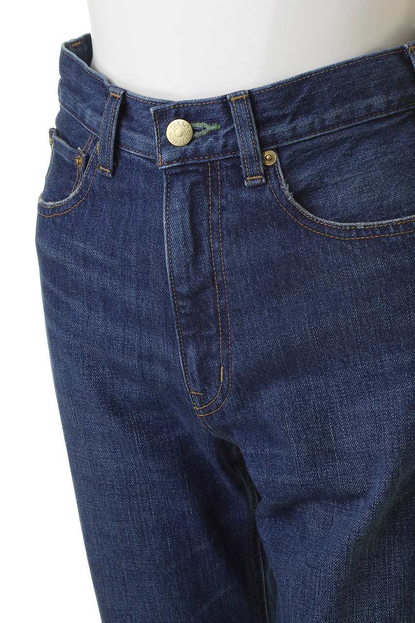 トゥエモントレゾア TU es mon TRESOR リボン　ロング　デニム Tu es mon Tresor(トゥ エ モン トレゾア)｜The Emerald Jean