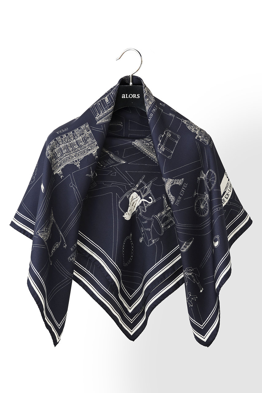aLORS(アロー)｜【予約販売】Foulard Ex-libris Paris×aLORS