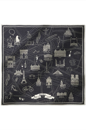 アロー/aLORSの【4/18 10:00販売開始】【予約販売】Foulard Ex-libris Paris x aLORS -une collaboration d’exception(140100/140103)