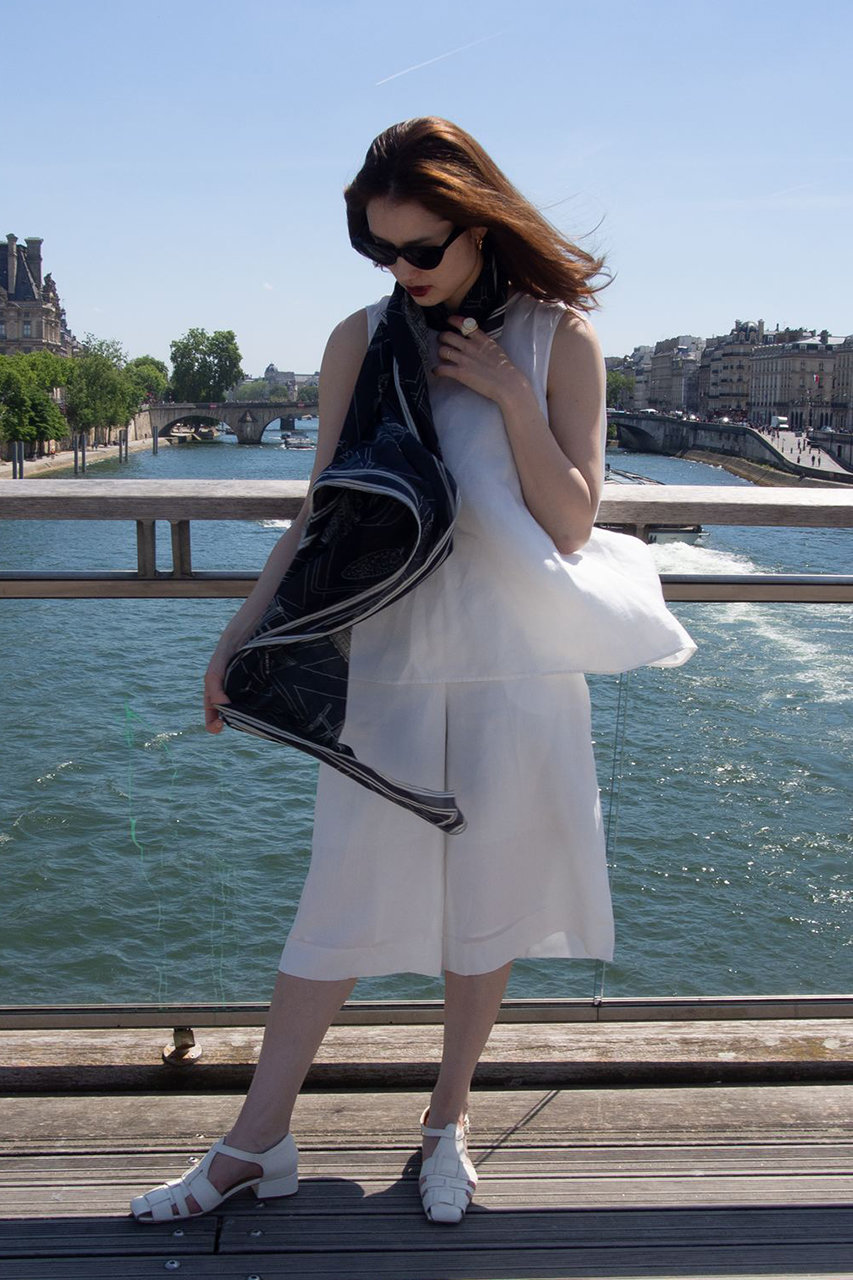 新品　アローパリ　ストール aLORS(アロー)｜【予約販売】Foulard Ex-libris Paris x aLORS -une