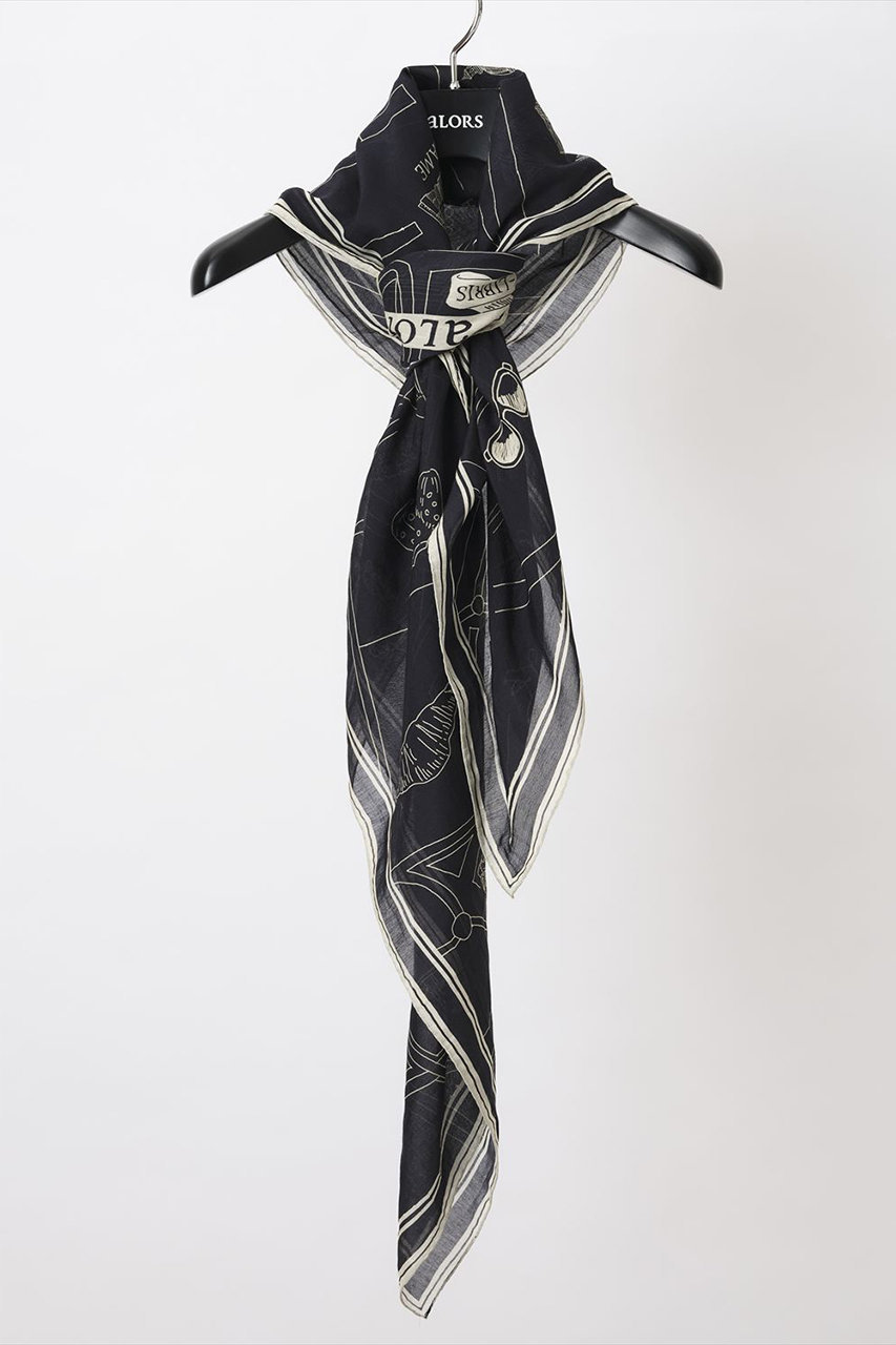 aLORS(アロー)｜【予約販売】Foulard Ex-libris Paris x aLORS -une