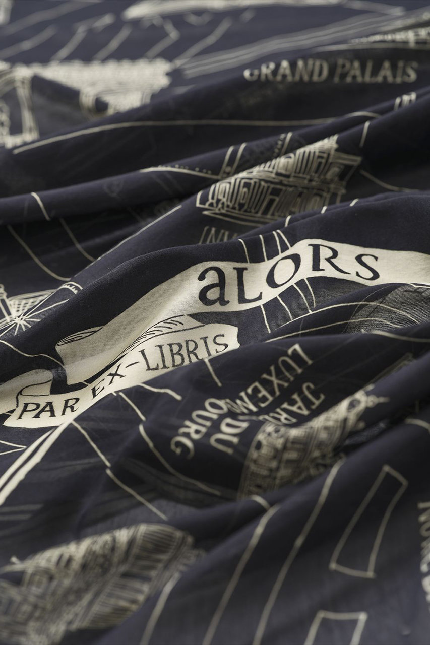 aLORS(アロー)｜【予約販売】Foulard Ex-libris Paris x aLORS -une