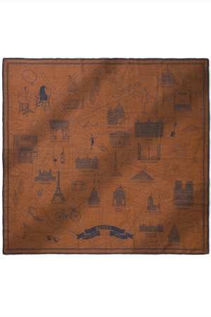 アロー/aLORSの【4/18 10:00販売開始】【予約販売】Foulard Ex-libris Paris x aLORS -une collaboration d’exception(140100/140103)