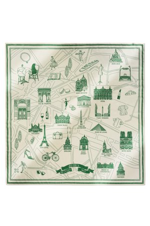 アロー/aLORSの【4/18 10:00販売開始】【予約販売】Foulard Ex-libris Paris x aLORS -une collaboration d’exception(140100/140103)