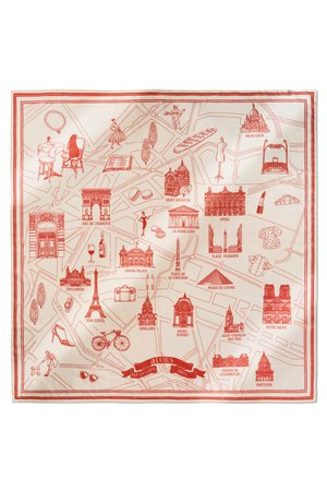 アロー/aLORSの【4/18 10:00販売開始】【予約販売】Foulard Ex-libris Paris x aLORS -une collaboration d’exception(140100/140103)