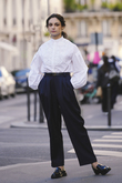 2024年新作 aLORS(アロー)｜Pantalon Sam の通販 パンツ/ダークネイビー パンツ