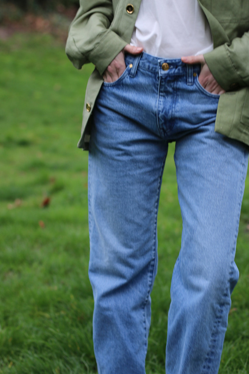 aLORSデニム新品【Jean a】Bleu clair aLORS(アロー)｜Jean Bleu clair/ブルー の通販｜ELLESHOP