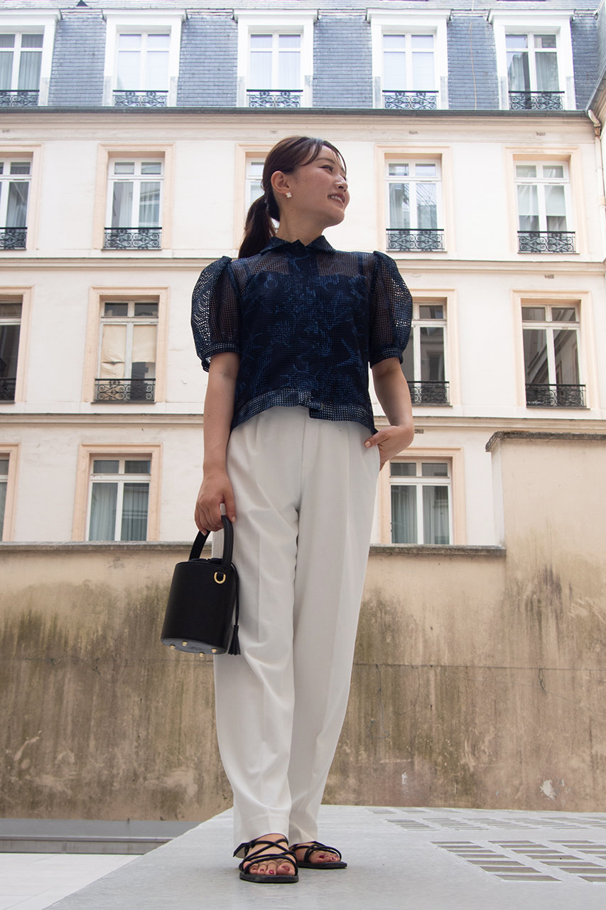 aLORSアロー　ブラウス aLORS(アロー)｜Chemise Cocinelle/ドット の通販｜ELLESHOP