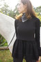Pull en dentelle torsadee equestre Cadence レース付きニット アロー/aLORS
