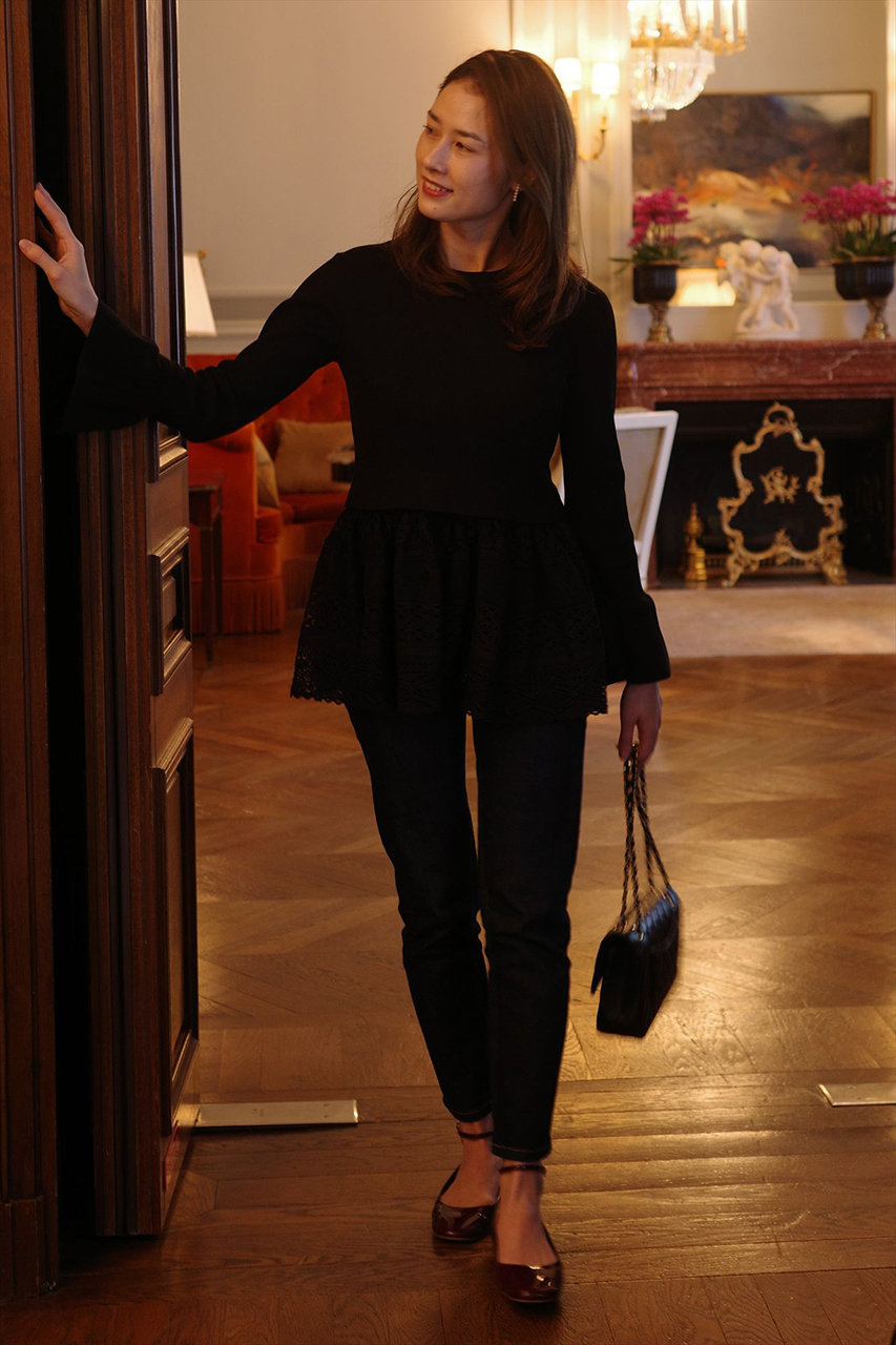 aLORS(アロー)｜Pull en dentelle torsadee equestre Cadence レース 
