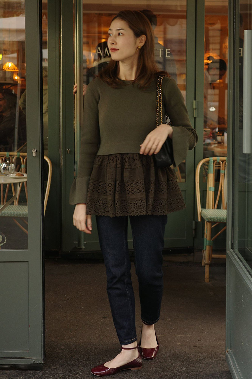 aLORS(アロー)｜Pull en dentelle torsadee equestre Cadence レース