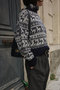 Pull jacquard equestre Rohan クルーネックニット アロー/aLORS