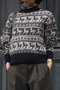Pull jacquard equestre Rohan クルーネックニット アロー/aLORS