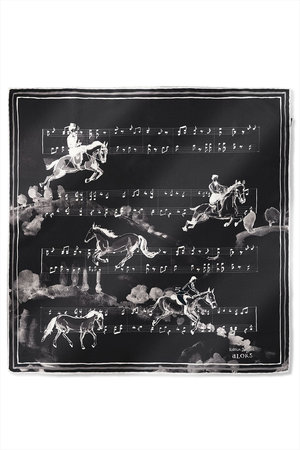 アロー/aLORSの【予約販売】Carre Cavaliers par Katrien Soeffers Cavaliers スカーフ(140100/140103)