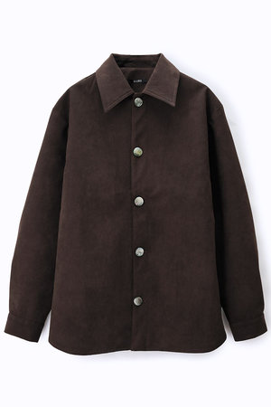 アロー/aLORSのVeste en Alcantara Brun equestre Chiron ジャケット(110800/110801)