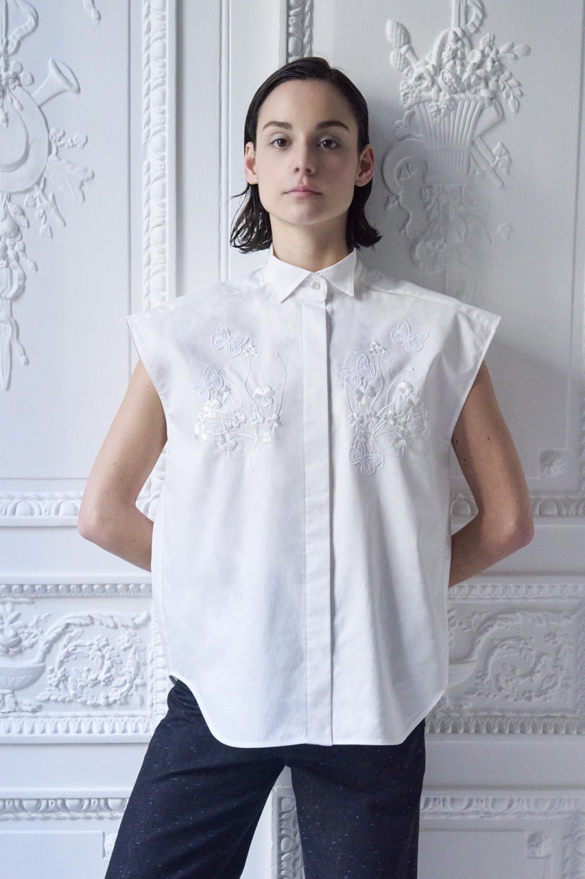 aLORS(アロー)|【予約販売】Chemise Racine ブラウス/ホワイト aLORS(アロー)|【予約販売】Chemise Racine ブラウス/ホワイト