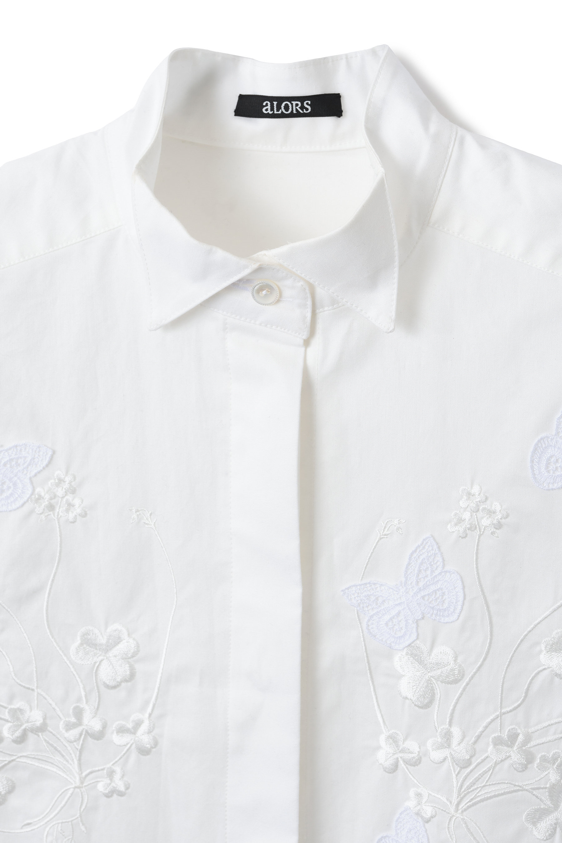 aLORS(アロー)｜Chemise Racine ブラウス/ホワイト の通販｜ELLESHOP