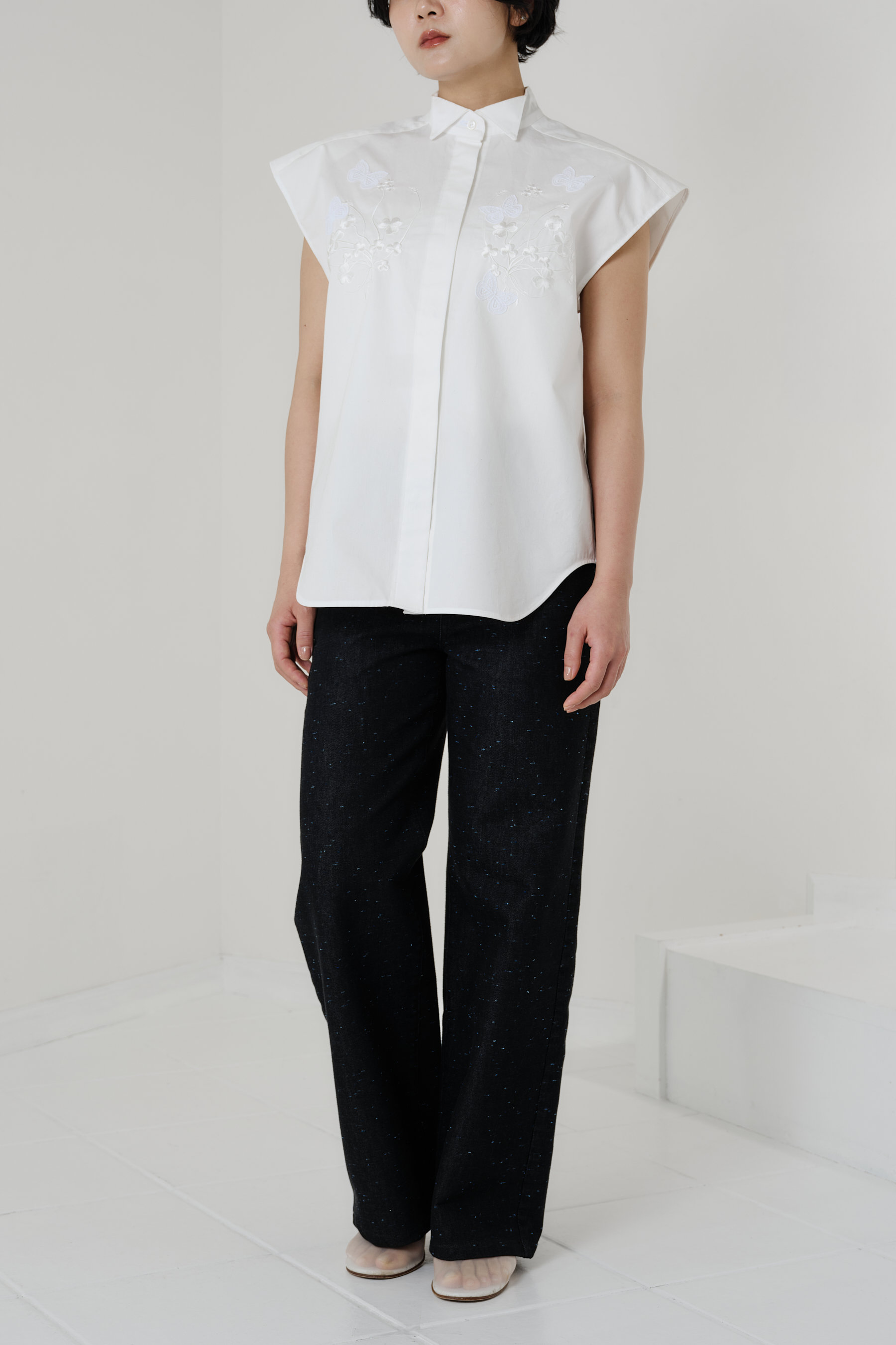 aLORS(アロー)｜Chemise Racine ブラウス/ホワイト の通販｜ELLESHOP 