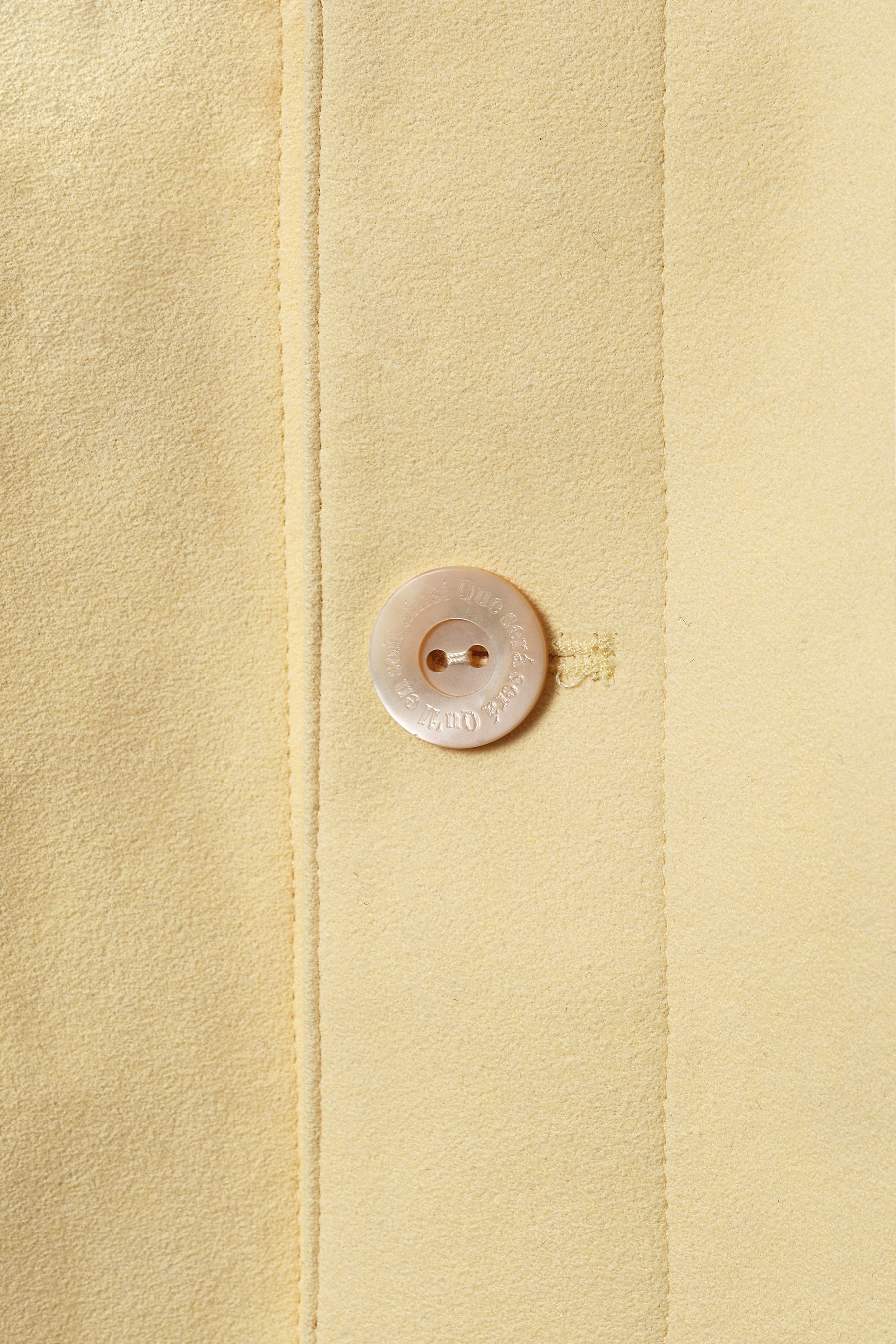 aLORS(アロー)｜Veste en Alcantara ジャケット/イエロー の通販