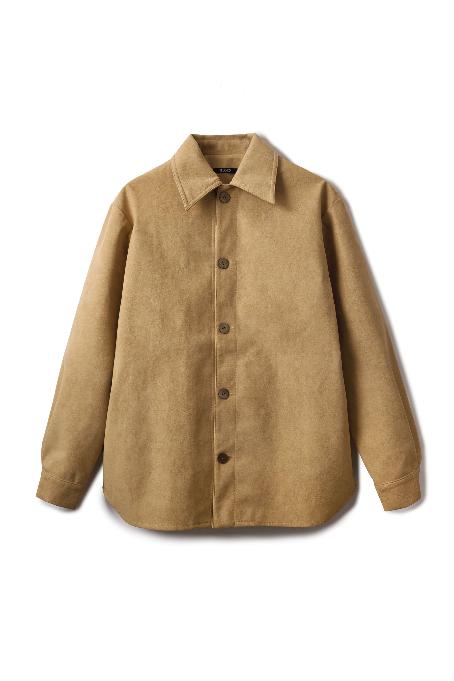 アロー/aLORSの【予約販売】Veste en Alcantara ジャケット(キャメル/aLORS26SS2-113)