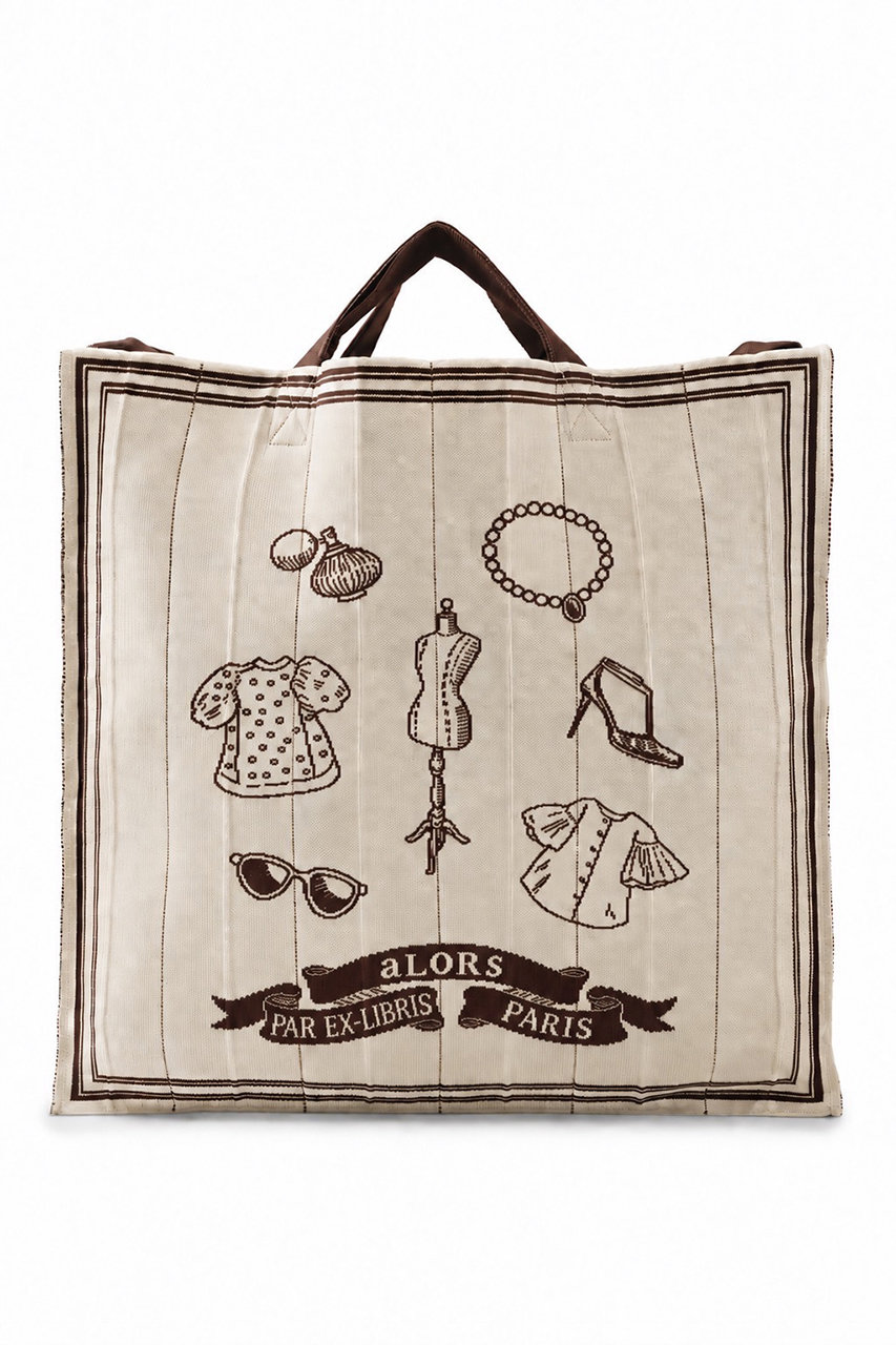 Sac en maille Ex-libris Paris x aLORS - une collaboration d’exception