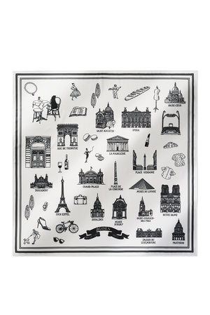 アロー/aLORSの【予約販売】Foulard Ex-libris Paris x aLORS - une collaboration d’exception(140100/140103)