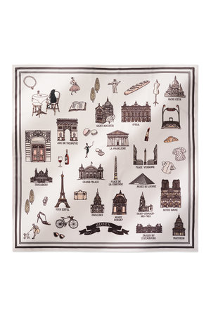 アロー/aLORSの【予約販売】Foulard Ex-libris Paris x aLORS - une collaboration d’exception(140100/140103)