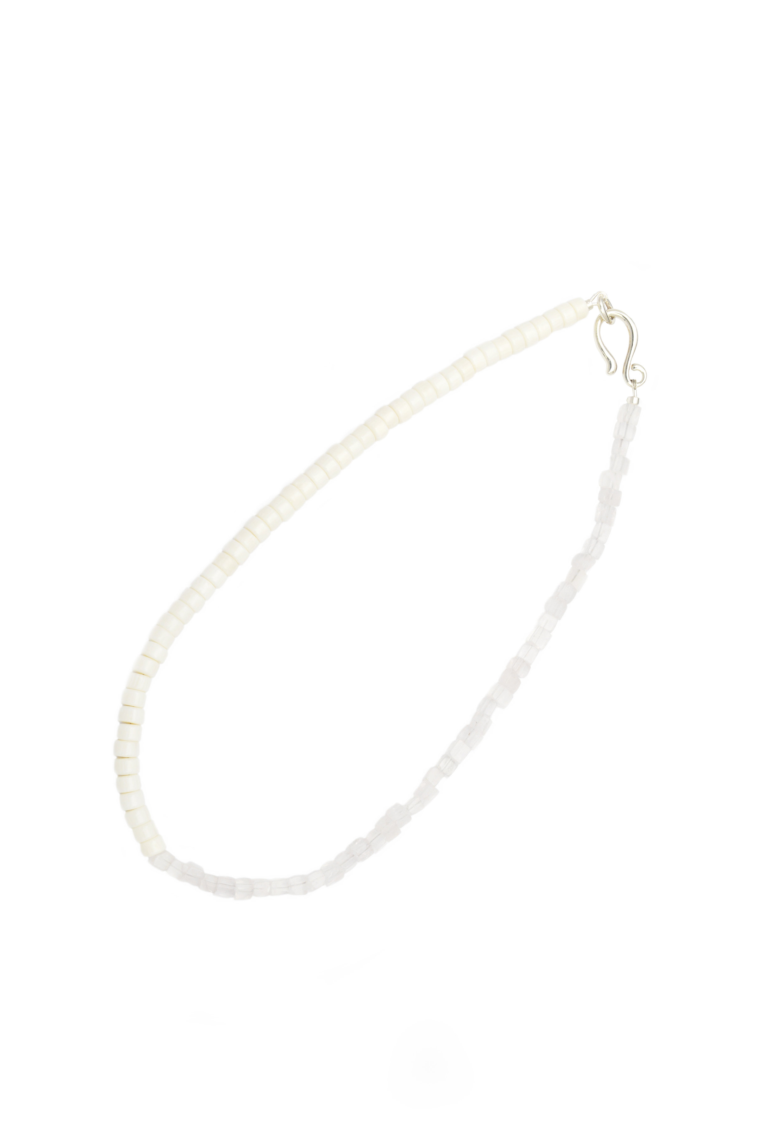 ＜ELLE SHOP＞ STEEN White Sands ネックレス (ホワイトクリア 40cm) スティーン ELLE SHOP画像