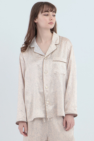 フートウキョウ/Foo Tokyoの【トップス】インテリア ライク シルクパジャマ(512000/512002)