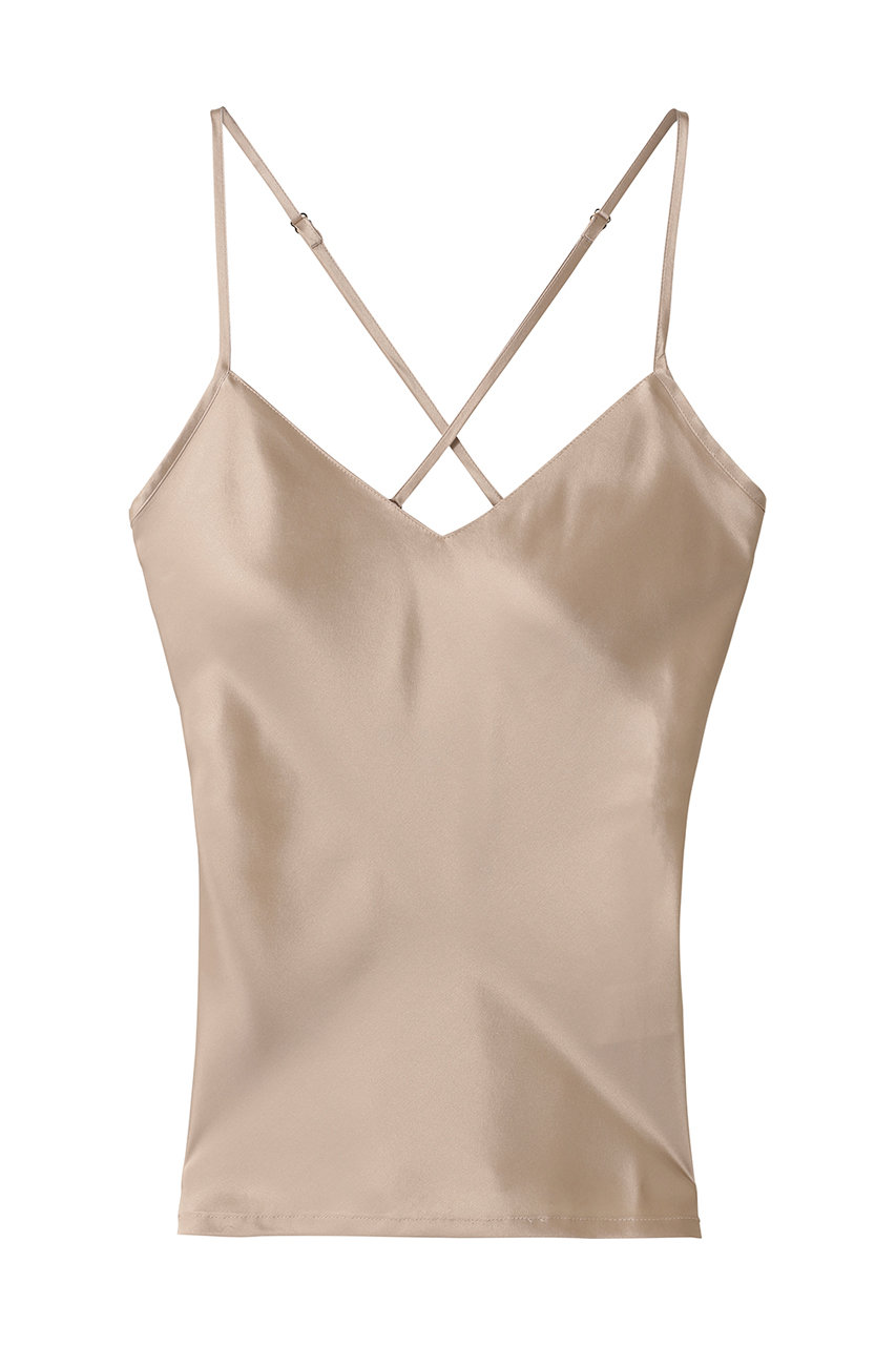 フートウキョウ/Foo Tokyoのシルクキャミソール(ピンクベージュ/25A04CMCGRF740)