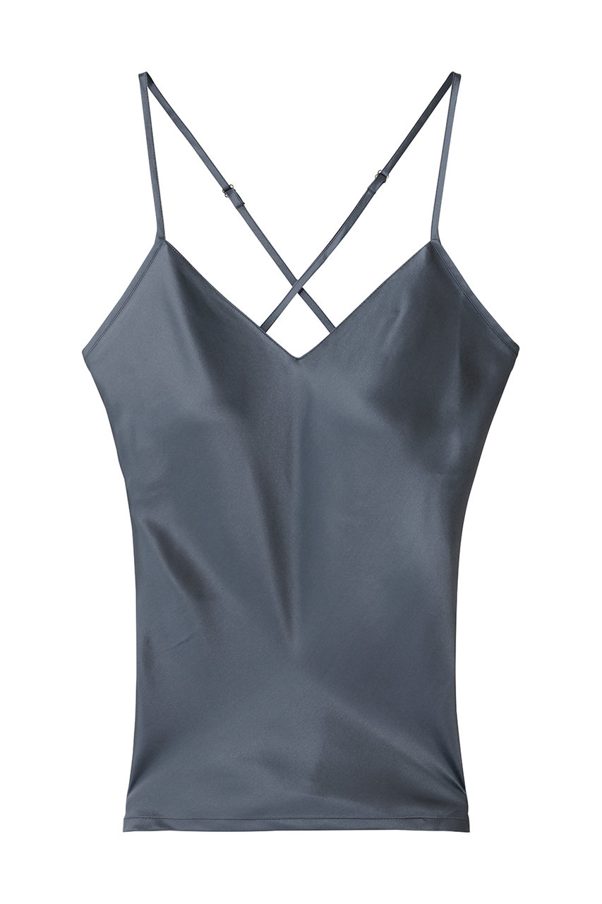 フートウキョウ/Foo Tokyoのシルクキャミソール(チャコールグレー/25A04CMPWF741)
