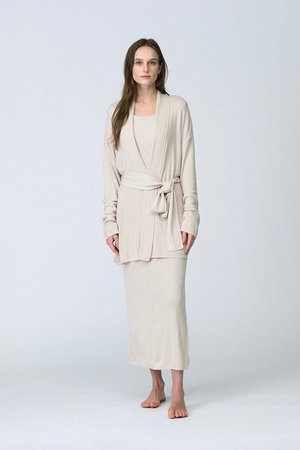 フートウキョウ/Foo Tokyoの【ウィメンズ】シルクブレンドローブニットカーディガン(110100/110104)