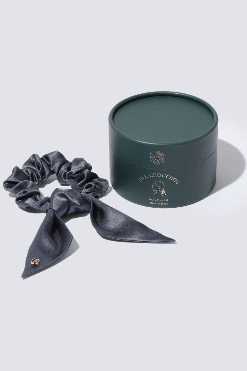 フートウキョウ/Foo Tokyoのシルクリボンシュシュ 2WAYタイプ(チャコールグレー/26S99CHPWF903)