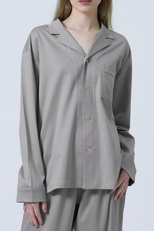 フートウキョウ/Foo Tokyoの【UNISEX】【トップス】シルキーコットンパジャマ(111000/111001)